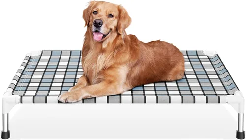 Miniatura 11 de Caghash Cama elevada para perros al aire libre, cama elevada para perros al aire libre, cama elevada para mascotas, cuna para el gusto