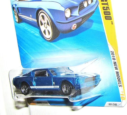 Miniatura 4 de Hot Wheels 2010-001 Nuevos Modelos #1 AZUL '67 Shelby GT500 Escala 1:64