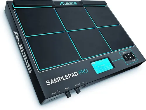 Miniatura 2 de Alesis Sample Pad Pro Instrumento de percusión y activación de muestras con almohadillas de doble zona, opciones de expansión para 2 disparadores