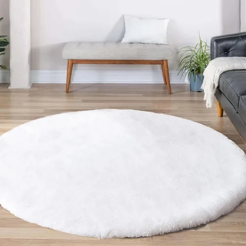 Miniatura 27 de Latepis Alfombra Pequeña Negra Esponjosa 2x3 pies Manta de Piel Sintética de Conejo Alfombra Suave Lavable Alfombras Peludas Shag para Dormitorio