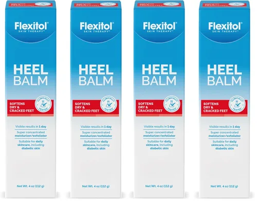 Miniatura 10 de Flexitol Bálsamo para el talón, rica crema hidratante y exfoliante para pies, versión original, 4 onzas