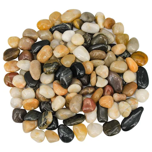 Miniatura 11 de Rocas para pecera, Rocas de río Virekm, piedras decorativas ornamentales para paisajismo de jardín, grava de relleno para decoración del hogar