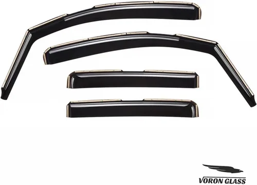 Miniatura 7 de Voron Glass - Protectores de lluvia extra duraderos en canal para Buick Encore 2013-2022, deflectores de ventana, viseras de ventilación, 4 piezas