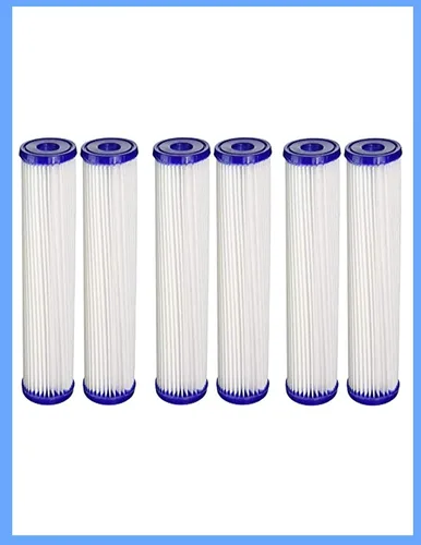 CFS Paquete de 6 cartuchos de filtro de agua plisados para el hogar compatibles con modelos HDX HDX2PF4 - Elimina el mal sabor y el olor - Cartucho