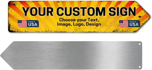 Miniatura 10 de DreamController - Letreros personalizados para patio con estacas de metal (24 x 18 pulgadas) - por DreamController Letreros de césped Letrero