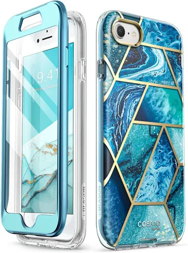 Miniatura 9 de i-Blason Cosmo Series - Funda diseñada para iPhone SE 2020/iPhone 7/iPhone 8, [protector de pantalla integrado] elegante funda protectora