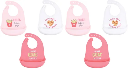 Miniatura 24 de Baberos Hudson Baby de silicona unisex para bebé Mariscos