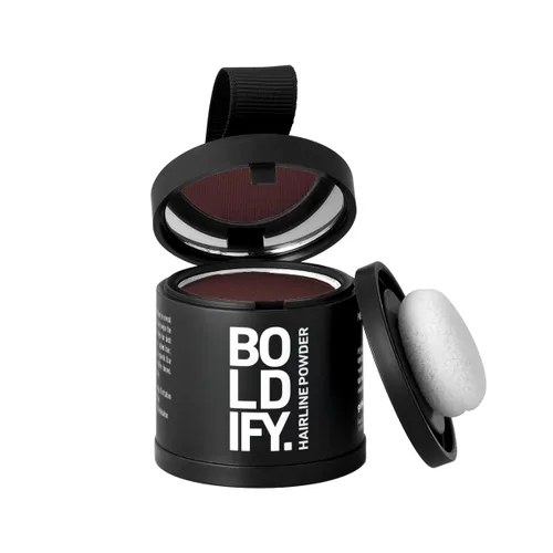 Miniatura 13 de BOLDIFY Polvo de línea del cabello (GRANDE, 10g) - Color de cabello para retoque de raíces para cobertura de canas - Polvo para el cabello que Negro