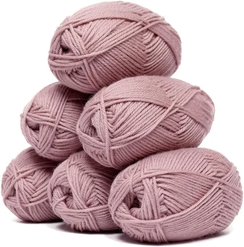 Miniatura 10 de 100% lana pura Superwash de Alpaca Warehouse, juego de 3 madejas (150 gramos) de peso DK - Procedencia directa de Perú - Celestialmente suave