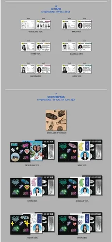 Miniatura 6 de Dreamus NewJeans - 1er EP "New Jeans" álbum [ver. Bluebook] (DANIELLE), Mediano