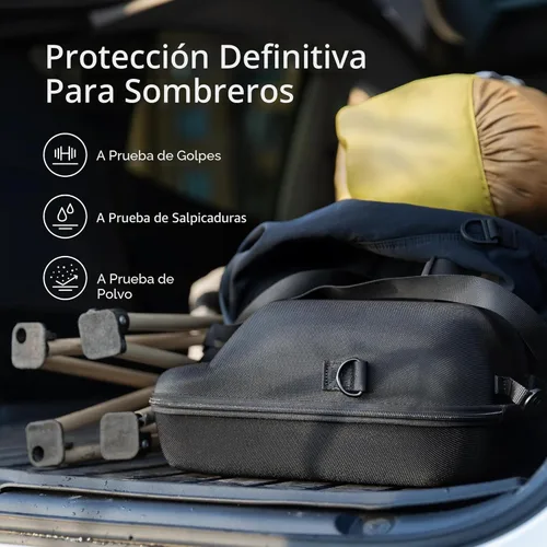 Miniatura 5 de Ozueccr Estuche de viaje para casco duro: almacenamiento para gorras de béisbol con asa de transporte y correa ajustable para el hombro, organizador