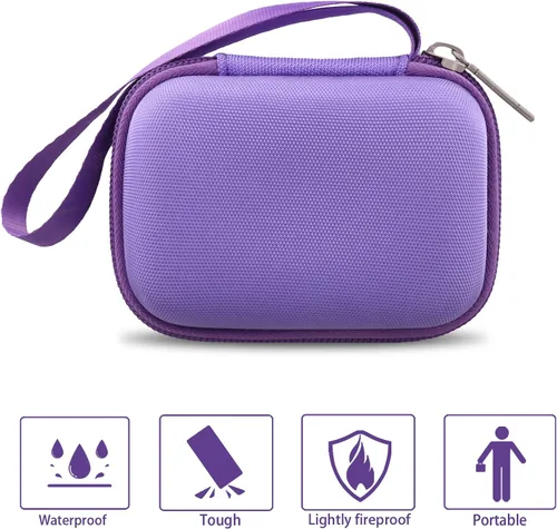 Miniatura 8 de khanka Hard Case Replacement for Anker 45W Wall Charger 5,000mAh 20W Portable Charger, 521 Power Bank (PowerCore Fusion), Case Only (Purple)