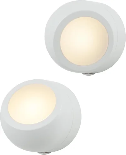 Miniatura 7 de Energizer Luces nocturnas giratorias LED que se enchufan a la pared, sensor del atardecer al amanecer, decoración del hogar, artículos esenciales
