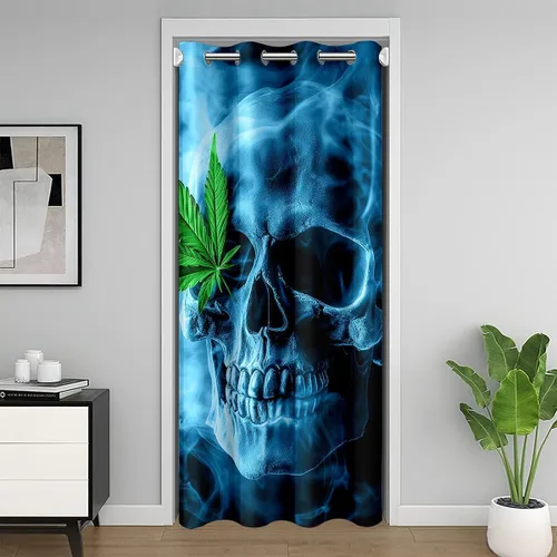 Miniatura 11 de Cortina de puerta de estilo japonés para privacidad de puerta, tratamiento de ventana japonés Ukiyoe para decoración del hogar, sala de estar, flor