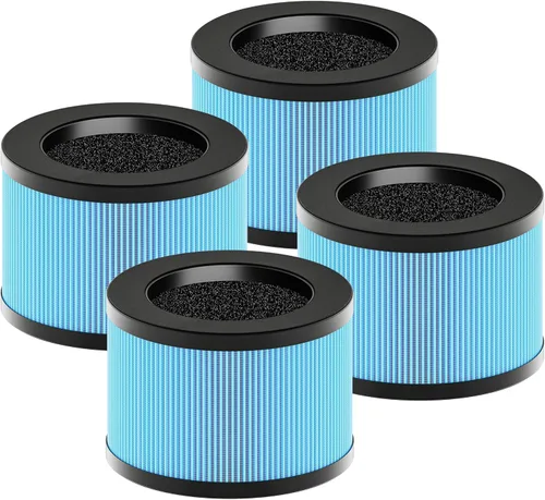 Miniatura 15 de MK01 y MK06 - Filtro de repuesto True HEPA compatible con purificador de aire Aroeve MK01, MK06, ToLife TZ-K1 y Kloudi DH-JH01, versión estándar