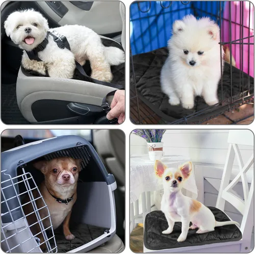 Miniatura 5 de Paquete de 4 Almohadillas Autocalentables para Gatos, Alfombrilla Autocalentable para Perros que Refleja el Calor Corporal, Almohadilla Térmica