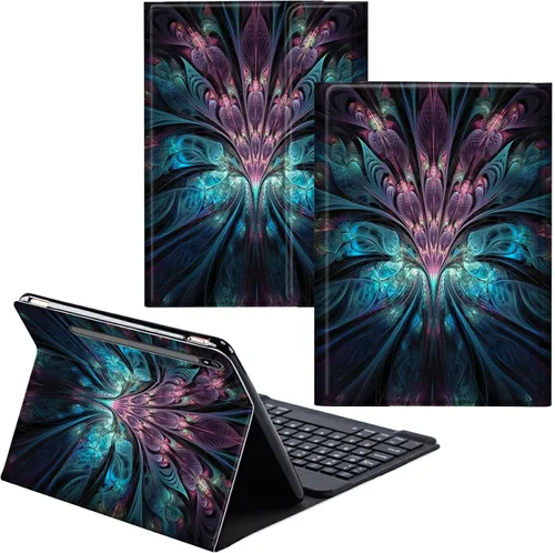Miniatura 63 de Funda para Samsung Galaxy Tab S6 Lite 2022/2020 Teclado inalámbrico desmontable y cubierta de cuero PU Funda protectora para tableta para Samsung
