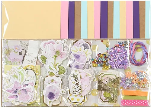 Huralona Kits de Tarjetas de Felicitación DIY Hechas a Mano Incluyen 15 Tarjetas en Blanco 15 Sobres Coloridos con Accesorios de Decoración para