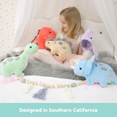 Miniatura 5 de Bellzi Brontosaurus - Lindo juguete de peluche de animal de peluche, adorable juguete de dinosaurio suave y regalos, regalo perfecto para niños