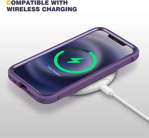 Miniatura 332 de Diaclara Funda diseñada para iPhone 16, mejorada [protección completa de la cámara], carcasa resistente de cuerpo completo con protector de pantalla
