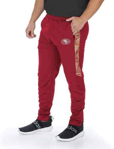 Miniatura 10 de Zubaz NFL Mens Track Pant with Half Sides