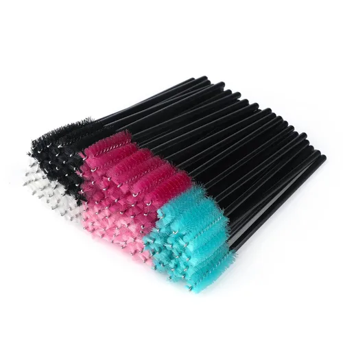 Miniatura 15 de G2PLUS 300 unidades de brochas desechables para rímel, kit de maquillaje con cepillo de pestañas de cristal, varillas ajustables para extensiones