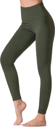 Miniatura 6 de Dragon Fit - Pantalones de compresión para yoga con bolsillos interiores, cintura alta, pantalones atléticos para control de abdomen, calzas