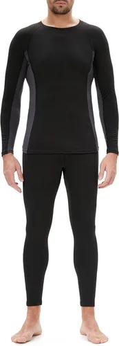 Miniatura 2 de BenBoy Ropa interior térmica para hombre, conjunto de pantalones largos ultra suaves con forro polar para invierno