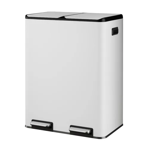 Miniatura 16 de WLIVE Bote de basura de 13 galones, 50 litros de gran capacidad con sensor de movimiento automático, cubos de basura sin contacto con indicador LED
