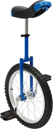 Miniatura 27 de Monociclo de rueda, bicicleta de una rueda con borde y pedales, monociclos de acero modernos para edades unisex de 10 a 60 años, entrenamiento
