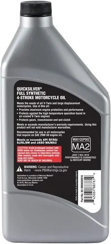 Miniatura 2 de Quicksilver Aceite de motocicleta sintético completo