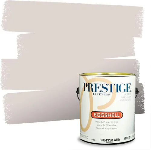Miniatura 64 de PRESTIGE Paints - Pintura interior e imprimación en uno, 1 galón, cáscara de huevo, pimienta envejecida