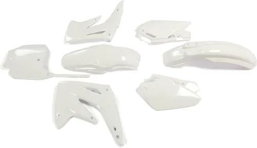 Miniatura 3 de HECASA Kit completo de reemplazo de plástico compatible con Honda CR85R 2003-2007 (Blanco)