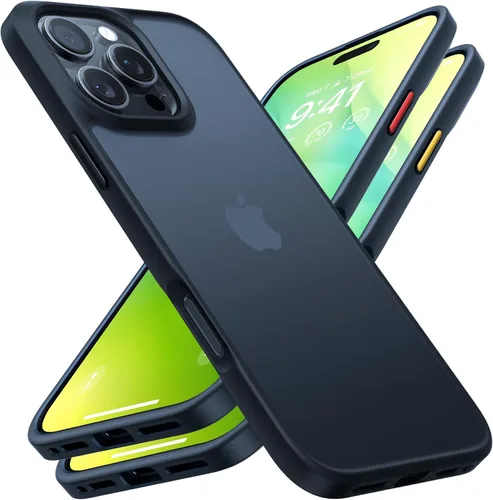 Miniatura 10 de TORRAS Funda a prueba de golpes para iPhone 13/iPhone 14, grado militar, probada en caídas, parte trasera dura protectora delgada para iPhone 13