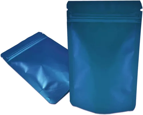 Miniatura 6 de PABCK Bolsas de sellado térmico resellables de 3.55 mil de grosor Mylar negro esmerilado, bolsas selladas de papel de aluminio negro esmerilado, 50