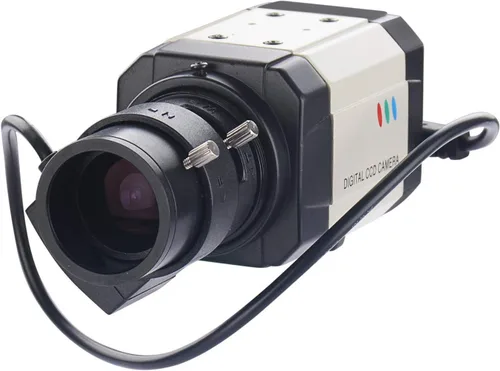 CCTV Mini HD 1/3 CCD 960h Auto Iris 1000tvl 0.110-0.472 in lente varifocal Bullet Box cámara de seguridad cámara de vigilancia interior/exterior