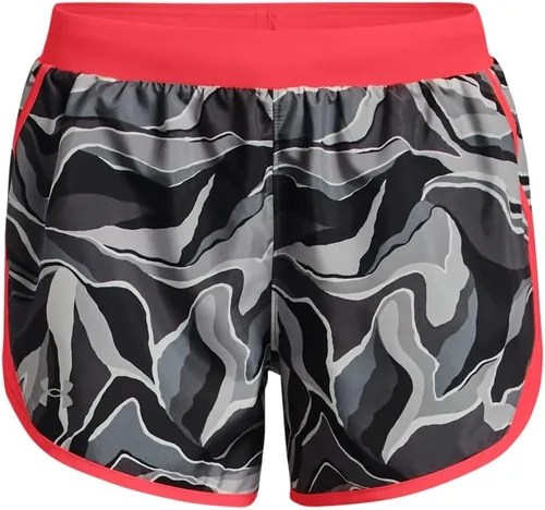Miniatura 4 de Under Armour Fly By 2.0 - Pantalones cortos estampados de correr para mujer