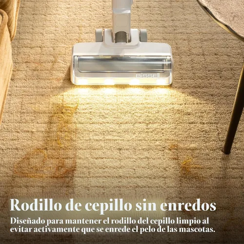 Miniatura 5 de Bissell PowerClean 200W - Aspiradora inalámbrica autosostenida con rollo de cepillo sin enredos, batería removible, montaje en pared, herramienta