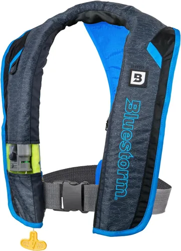 Miniatura 14 de BLUESTORM Stratus 35 Chaleco salvavidas inflable PFD para adultos Chaleco salvavidas automático de inflado automático aprobado por la Guardia