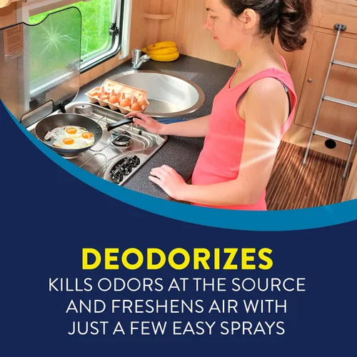 Miniatura 7 de Un-Duz-It Kill Odor+ desodorante en aerosol, eliminador de olores para alfombras, tapicería y superficies duras, botella de spray de 32 onzas