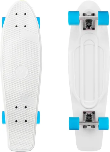 Miniatura 12 de Patineta KMX 55.8 y 68.5 cm, tabla mini cruiser clásica para niños, niñas, estudiantes, adultos, adolescentes, tabla mini cruiser para principiantes