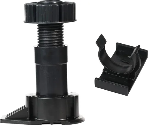 Miniatura 5 de Berta Paquete de 4, patas niveladoras de gabinete, capacidad de 330 libras, ajuste de pierna de 3 1/7 pulgadas a 4 3/10 pulgadas (3.150-4.331 in)