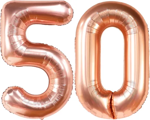 Miniatura 12 de KatchOn - Globo negro grande del número 50, 40 pulgadas, decoraciones de cumpleaños 50 negro sobre la colina para hombres y mujeres, decoraciones