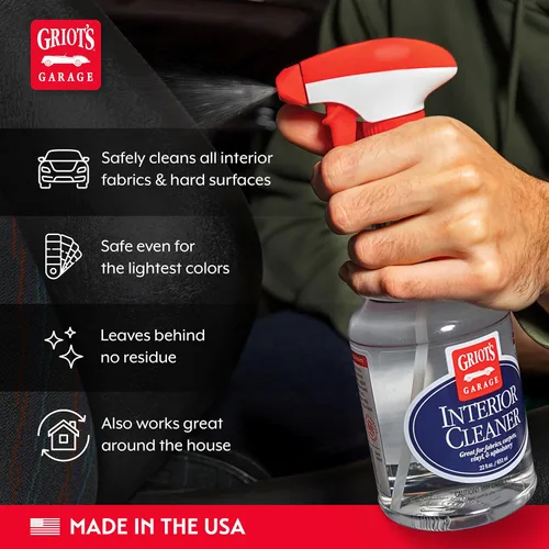 Miniatura 3 de Griot's Garage - Aerosol limpiador de interiores para asientos de automóvil, alfombras, tapicería de tela, tapete de suelo, vinilo, tablero, ideal