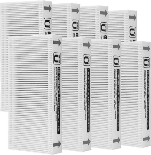 Miniatura 9 de Paquete de 4 filtros de repuesto FRF102B compatibles con purificadores Febreze FRF102B/FHT170/FHT180/FHT190 y filtro U limpio HRF201B/HHT270/HHT290