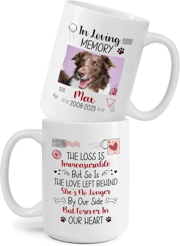 Miniatura 12 de Taza de café con imagen de perro y mamá, taza de café de 11 onzas y 15 onzas, taza de café personalizada para mamá de perro, tazas para dueños