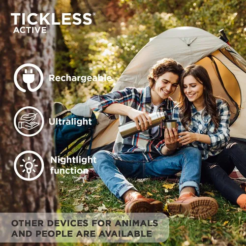 Miniatura 6 de Tickless Activo para actividades al aire libre Prevención ultrasónica de picaduras de garrapatas Repelente para todas las edades - Corall