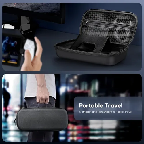 Miniatura 8 de Kit de accesorios 10 en 1 para Playstation Portal, estuche de transporte KOVA y funda de piel TPU con soporte para consola PS5 Portal, carcasa