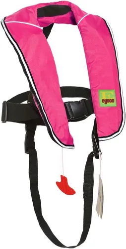 Miniatura 9 de Top Safety - Chaleco salvavidas para niños con silbato – Chaleco salvavidas delgado inflable automático PFD para niños y jóvenes – Navegación Pesca
