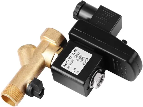 Miniatura 3 de Válvula de drenaje automática, G1/2 DN15 Válvula de drenaje cronometrada electrónica automática para gestión de condensado del compresor de aire